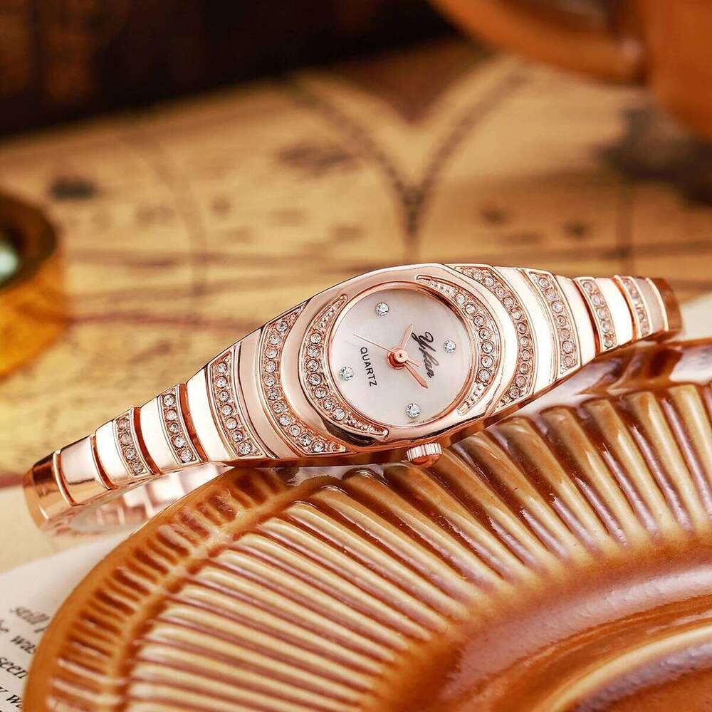 Elegant Women es Fashion Rhinestone Ladies Quartz Wristes Reloj MujerWithout Box H260228