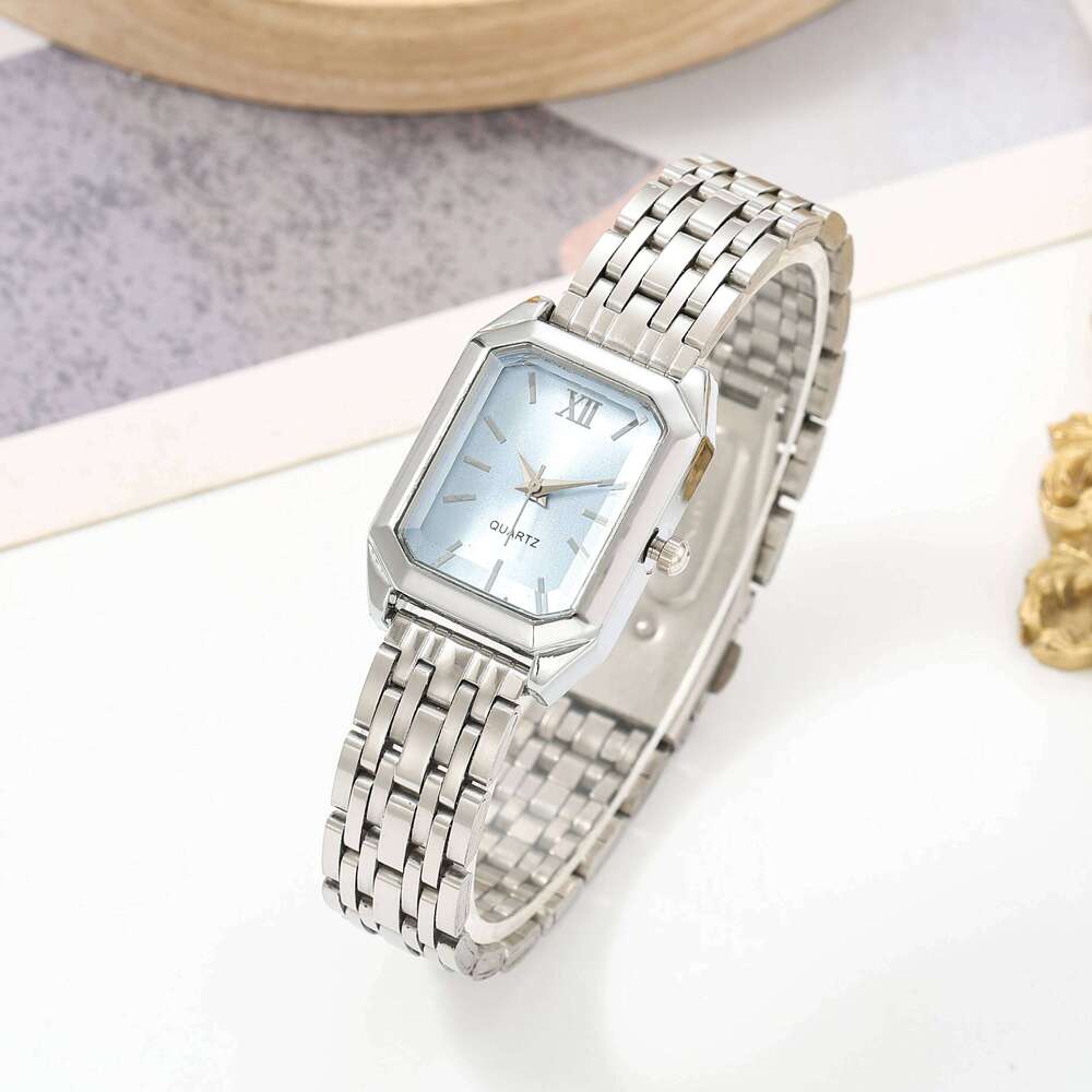 Versatile Simple Women's Square Ins-Style Steel Band Quartz , Stylish and Elegant Set H260228