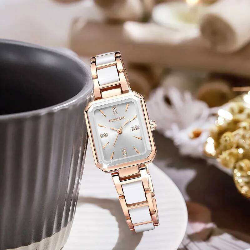 Women's Simple Square Quartz Fashionable Timepiece H260228