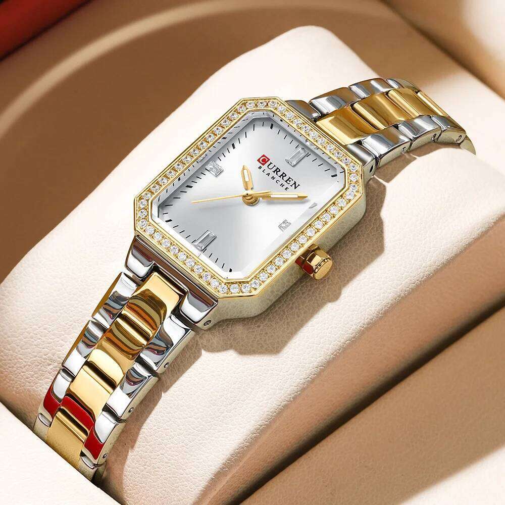 CURREN Elegant Quartz Ladies Wrist Top Brand Original For Women Luxury Waterproof Luminous es H260228