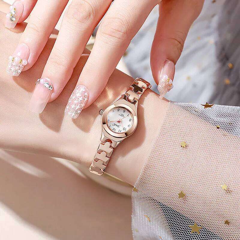 Ladies , Mini Dial Fashion Versatile Vintage Trend Quartz H260228