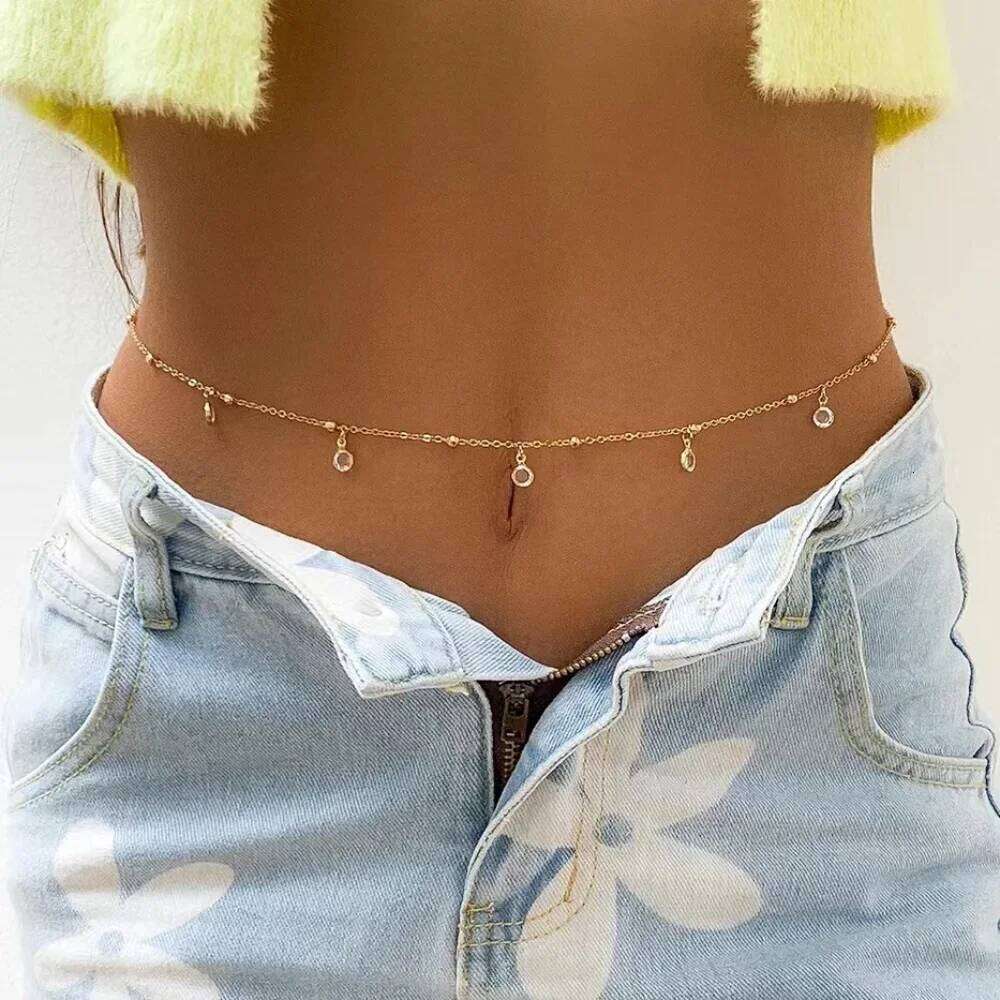 Sexy Belly Belt Waist Women Summer Beach Bikinis Festival Body Chain Fashion Jewelry Accessories H260228