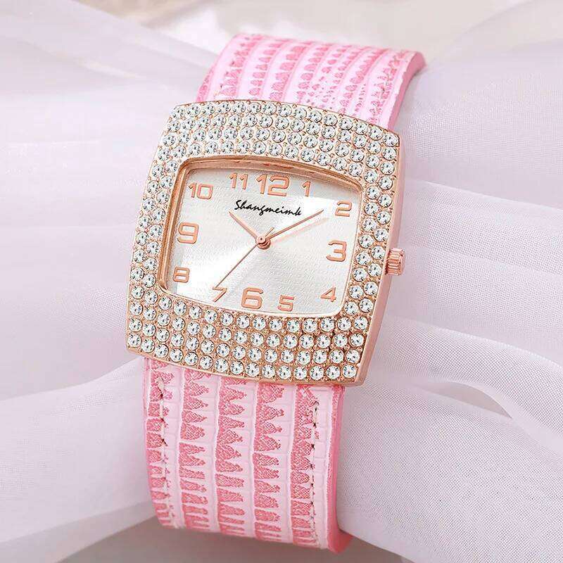 Ladies' Temperament Personality Wide Strap Quartz Fashion Wrist H260228