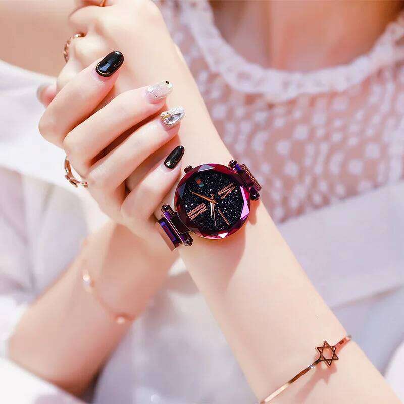 Fashion Women's Magnetic Strap Quartz Ladies Dress Wrist Gift For Women H260228