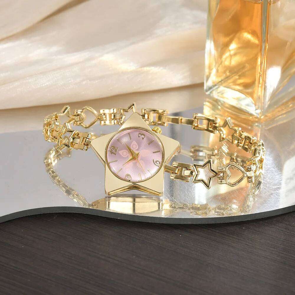 New Creative Fashion Simple Holiday Star Pentagram Women's Quartz H260228