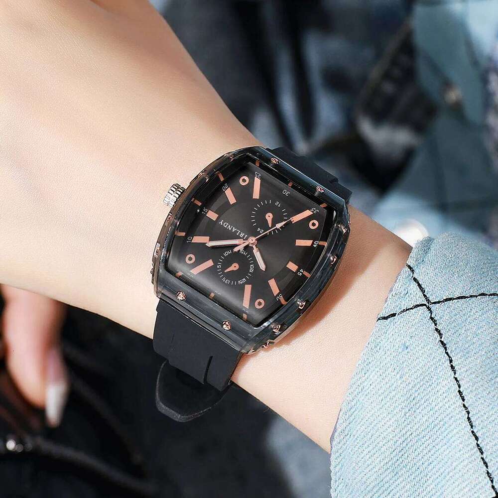 Fashion Silicone Band Women Quartz Casual Ladies Analog Wristes For Girls Clock Reloj MujerWithout Box H260228