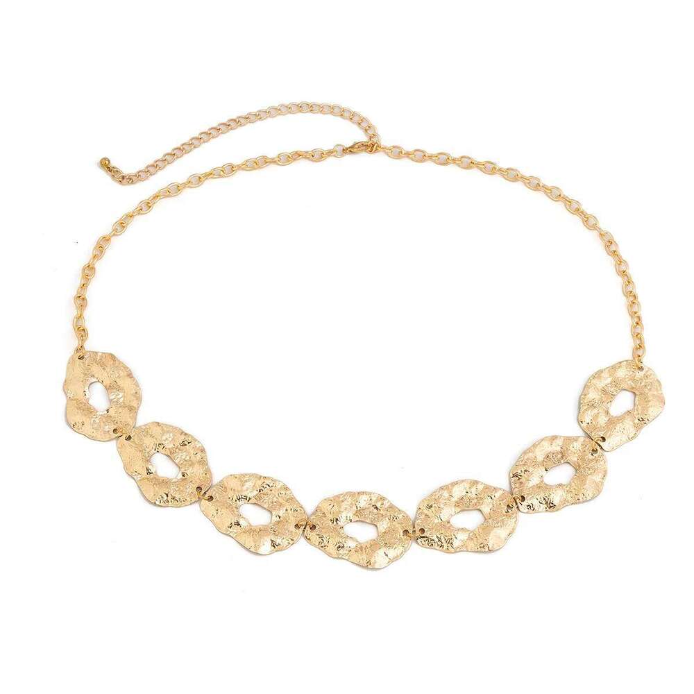 Ingemark Retro Ethnic Geometric Waist Belly Chain Women Bikini Boho Adjustable Size Belt Festival Rave Body Jewelry Accessories H260228