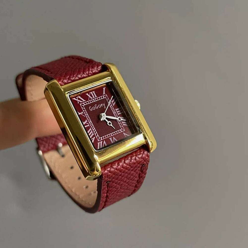 Square Small Retro Womens Girls Quartz es Tiny Female Women Dresses Lady Fashion Gift for Girlfriend H260228