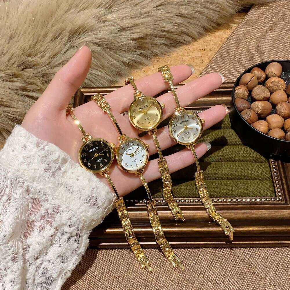 Golden For Women Small Dial Ladies Wrist Elegant Quartz Female Clock es Fashion Gift reloj mujer H260228