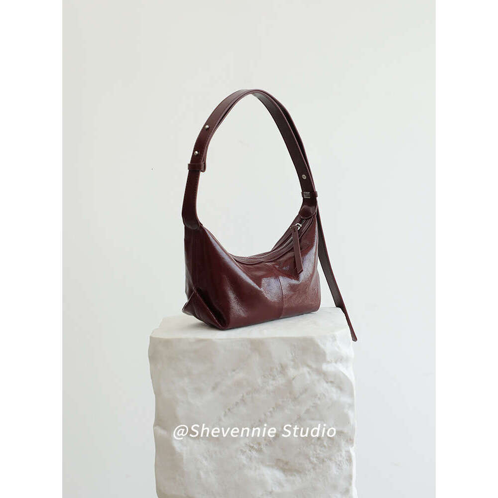 Luxury Shoulder Bags Totes Hobo Korean Niche Cowhide Underarm Single Genuine Leather Dumpling High End Crossbody Fashion Women S Bag SENYY