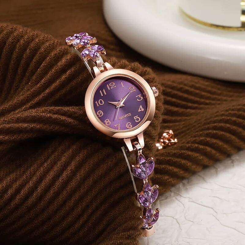 Elegant Arabic Dial Women es Rhinestone Strap Ladies Quartz Reloj Mujer Girls Clock GiftWithout Box H260228