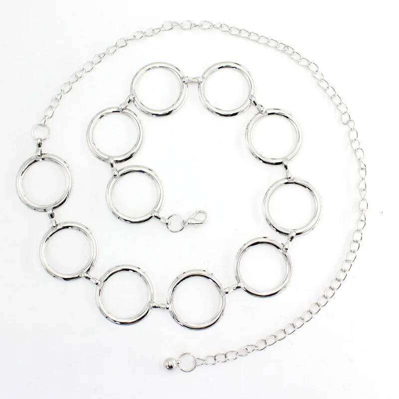 European and American frigid style exaggerated ring stitching waist women's fashion sexy hot girl body chain H260228
