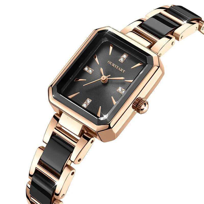 Women's Simple Square Quartz Fashionable Timepiece H260228