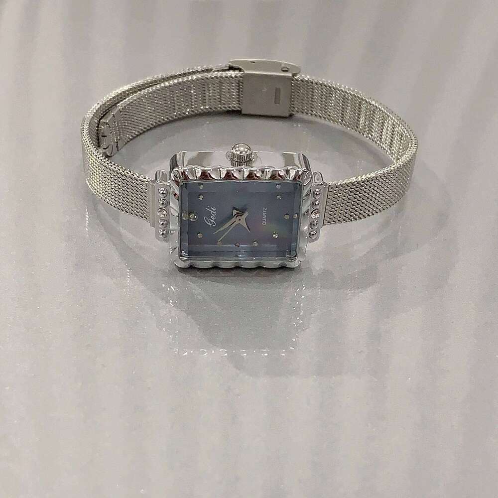 NEW GEDI Light Fashion with Mesh Strap,Square Dial,Water-Resistant Quartz Women's es,Women's Gift H260228