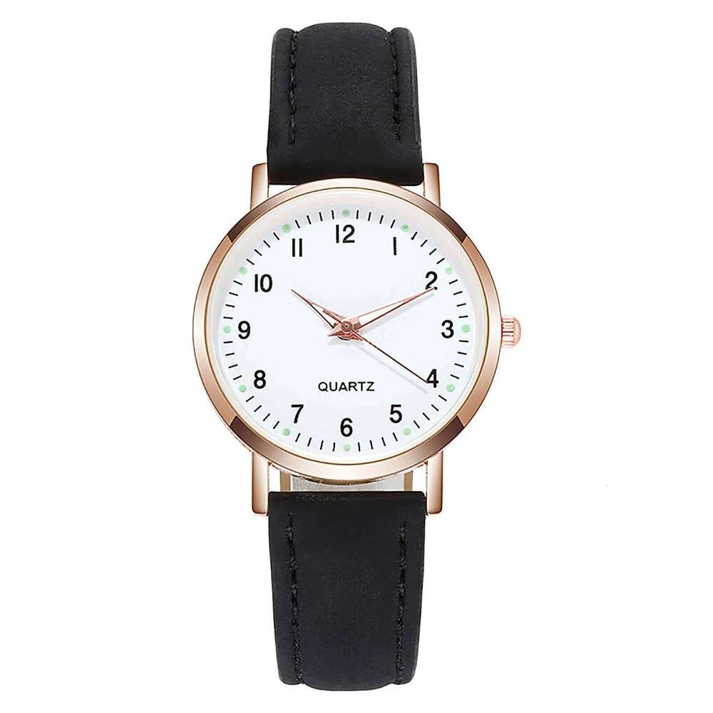 Reloj Mujer Fashion For Women Leather Belt es Ladies Analog Quartz Luminous Wrist Clock Relogio Feminino H260228