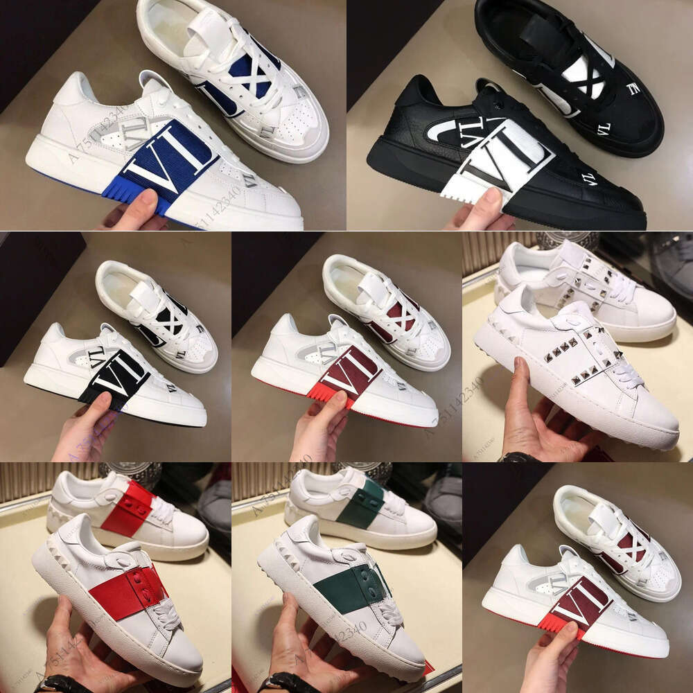 2026 Designer calfskin sneakers women mens trainers sneaker Outdoor Shoes couples comfortable casual fashion versatile black white top AAA