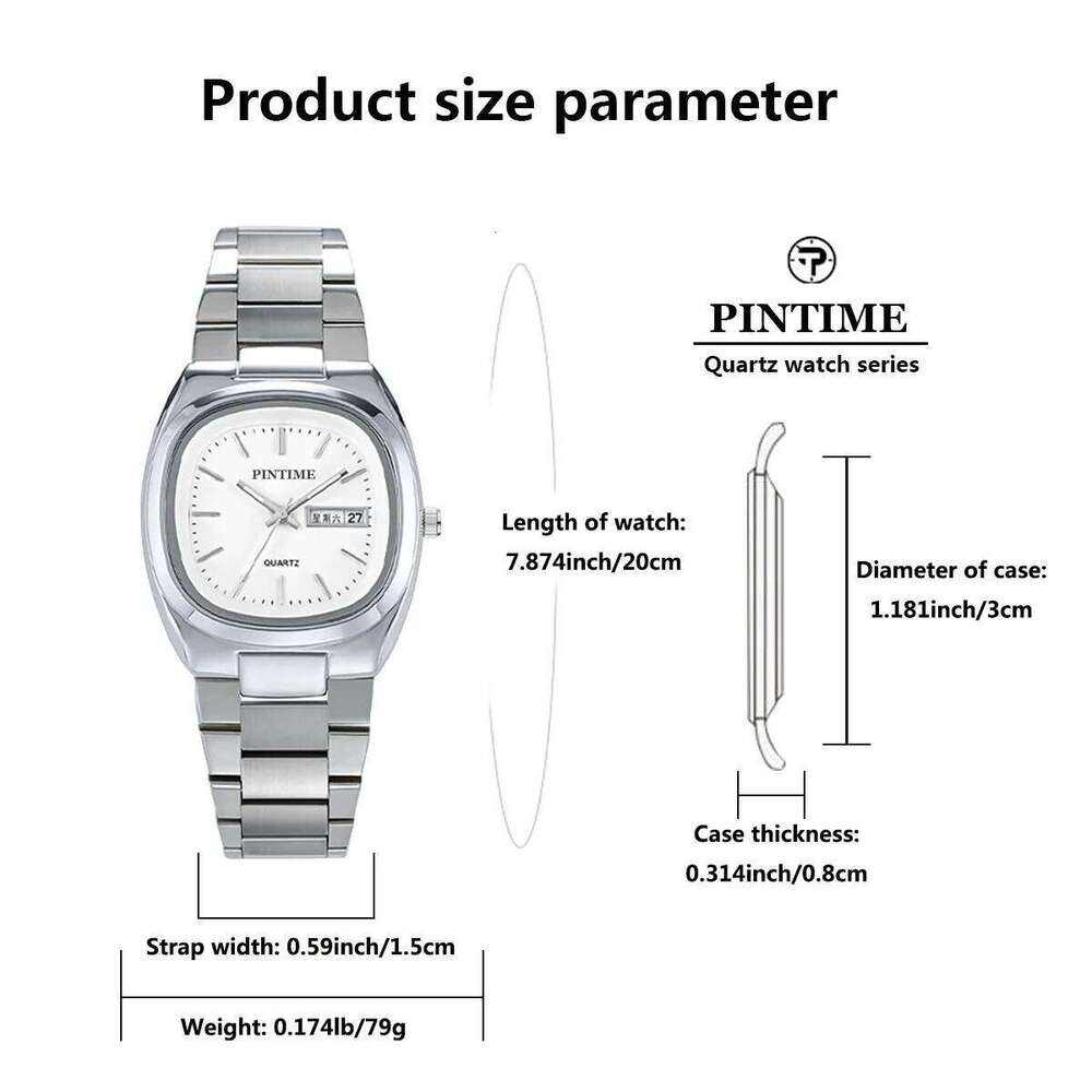 Wrist es Women Fashion Quartz Double Calendar Stainless Steel Strap Luminous Waterproof Ladies Casual H260228