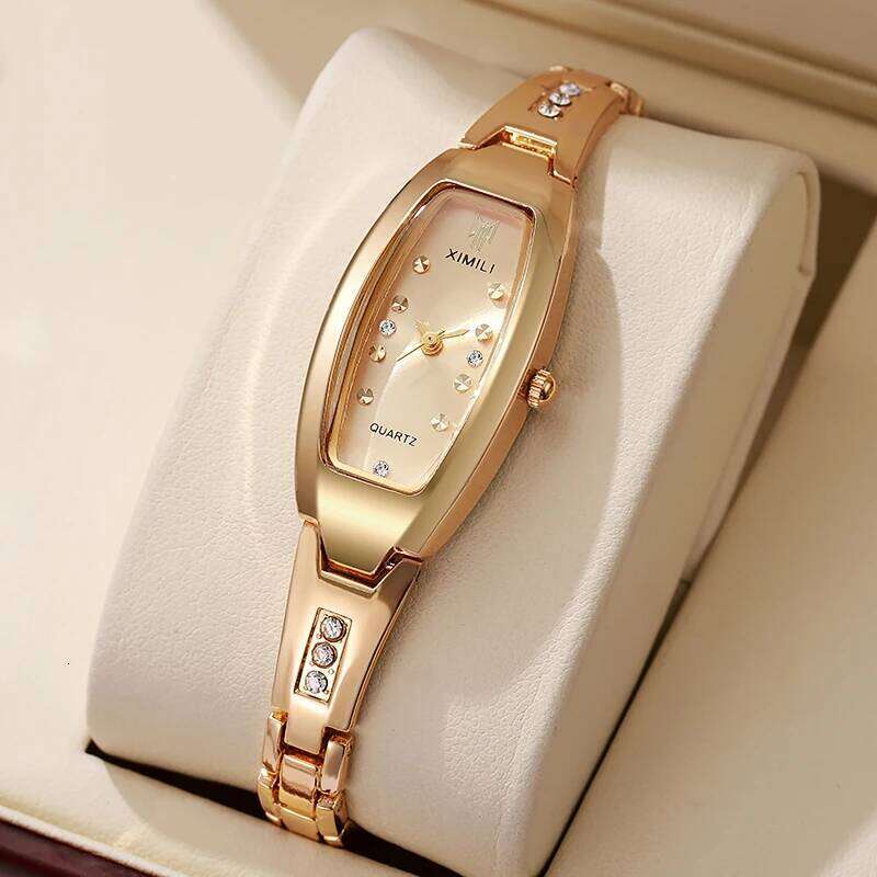 Luxury Women's es Stainless Steel Strap Sending s Quartz Original Diamond Lady Without Box H260228