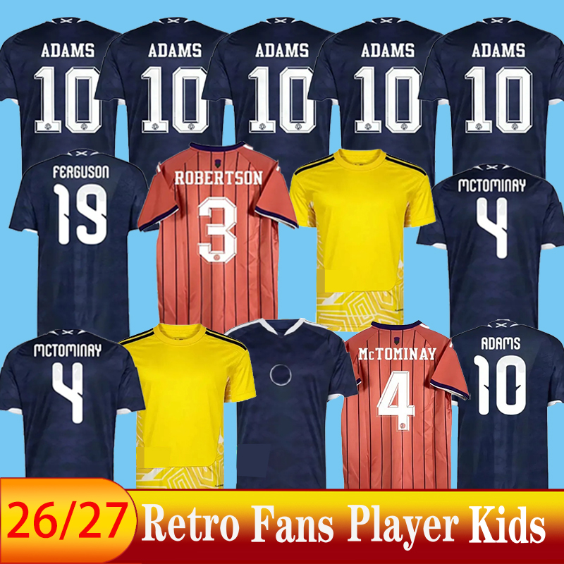 scotland world cup 2026 england 26 27 retro soccer jersey football tops McTominay TIERNEY ROBERTSON football shirt CHRISTIE MCGINN kids Children maillot de foot Kit