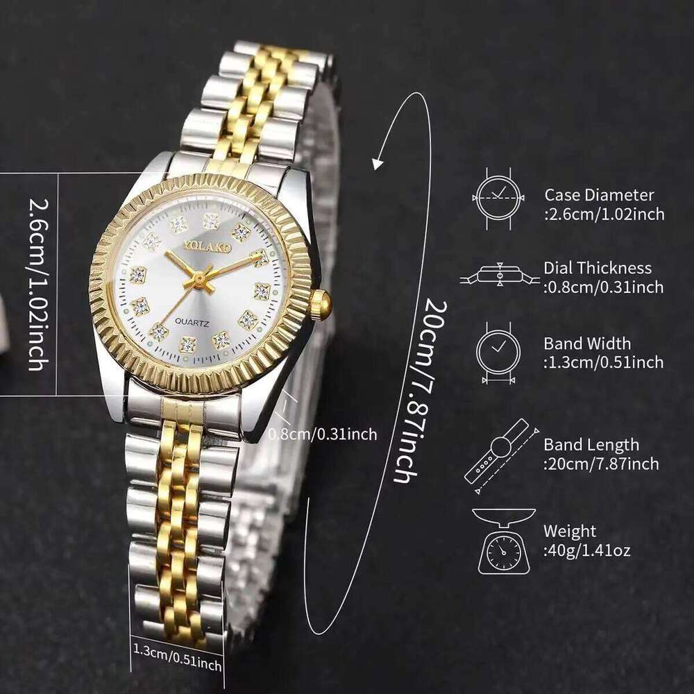 2PCS/Set Fashion Couple es Men Business Women Calendar Quartz Wrist Reloj Hombre MujerWithout Box H260228