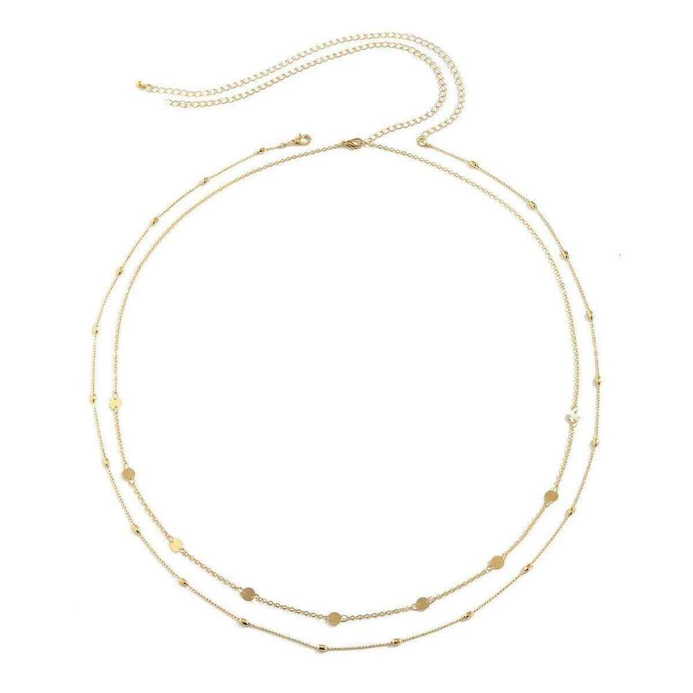 Summer beach sexy multi-layer waist fashionable and simple beautiful belly women's body chain Valentine's Day gift H260228