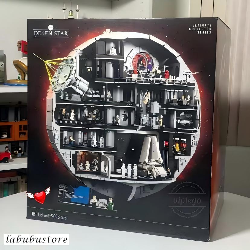 Top quality Leg0 Technic 75419 Death Star set large building blocks toy adult difficulty 9023 pieces standard bricks, perfect holiday gift Adult Toy