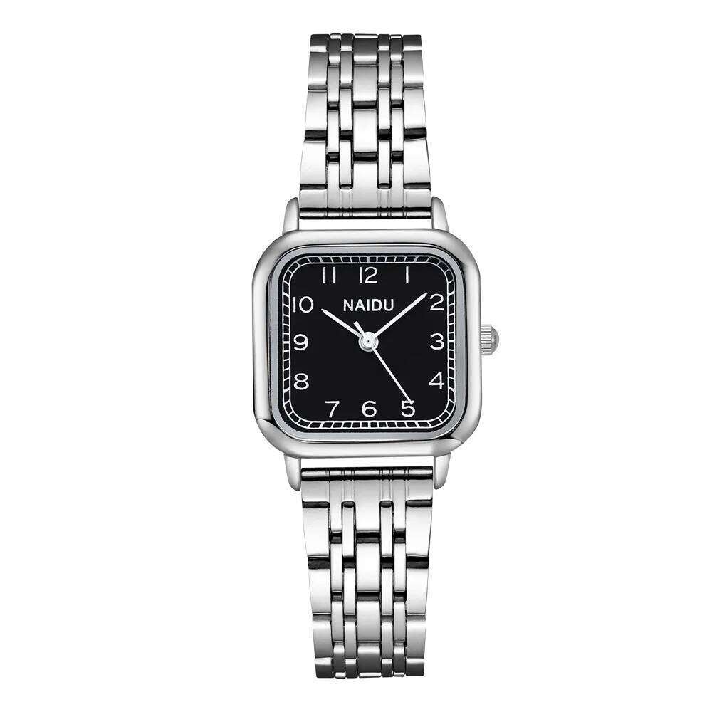 fashion small dial silver steel band women quartz dress H260228