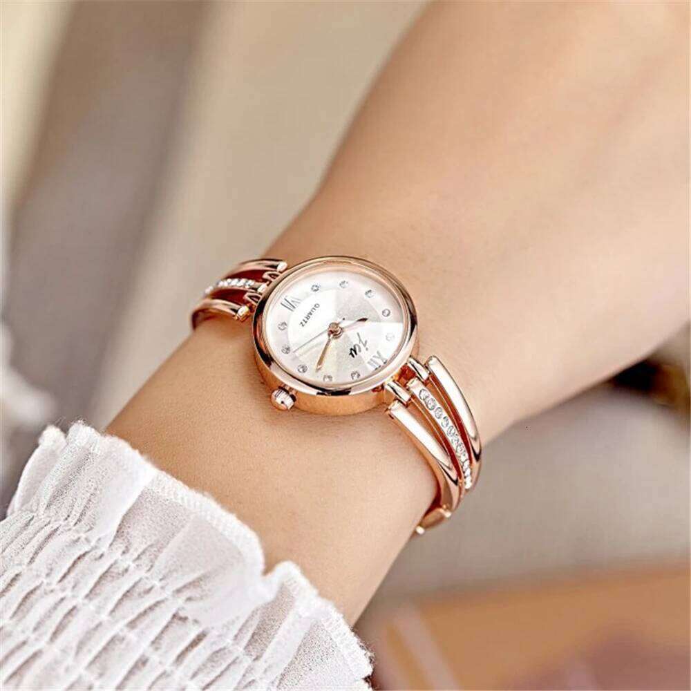 Fashion Rhinestone Steel quartz women wrist H260228