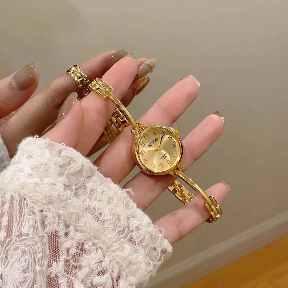 Golden For Women Small Dial Ladies Wrist Elegant Quartz Female Clock es Fashion Gift reloj mujer H260228
