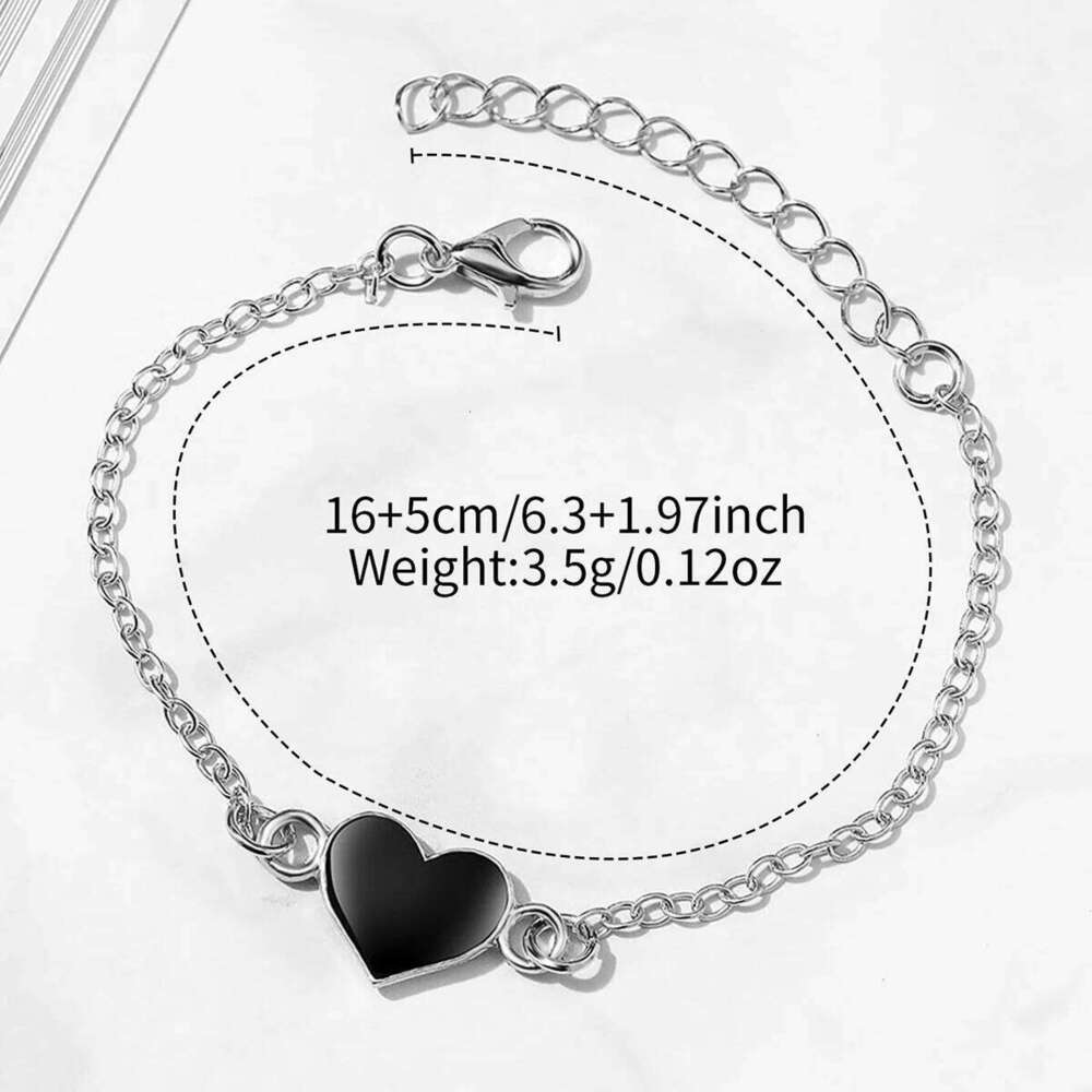 2/4PCS Fashion Square Arabic Dial Women es Ladies Alloy Strap Quartz Wrist With Heart Without Box H260228