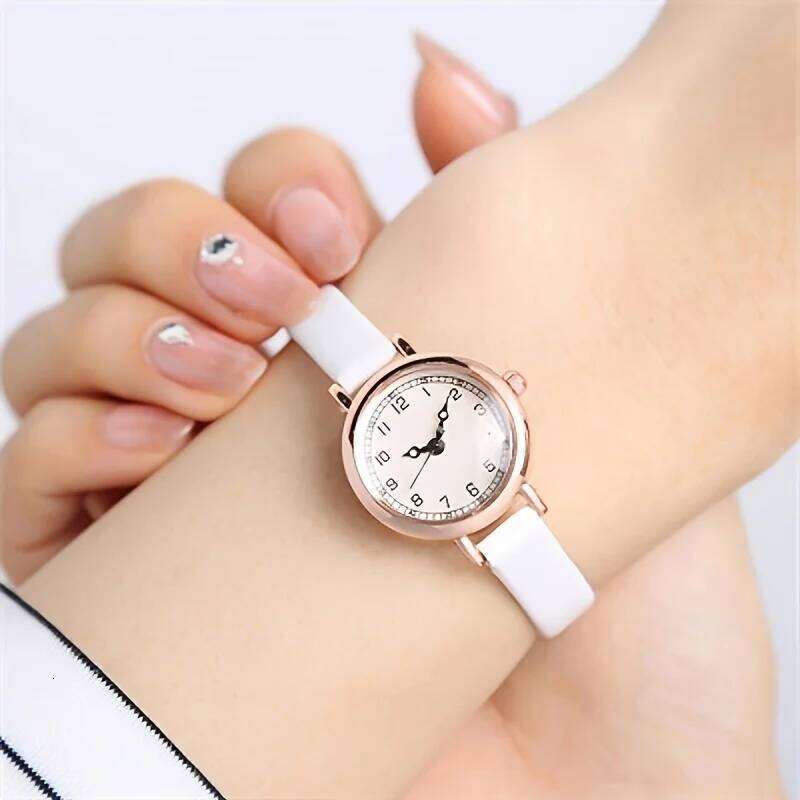 Elegant Small Arabic Dial Women es Fashion Leather Band Ladies Quartz Reloj Mujer Girls Clock Gift H260228