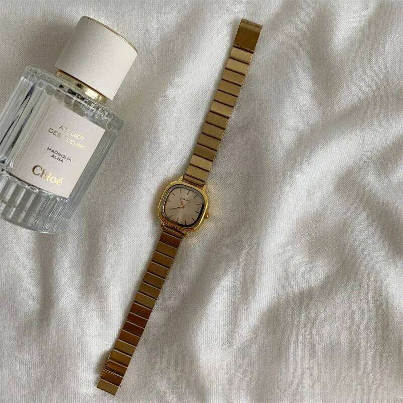 Women's Simple temperament casual style folding clasp quartz H260228