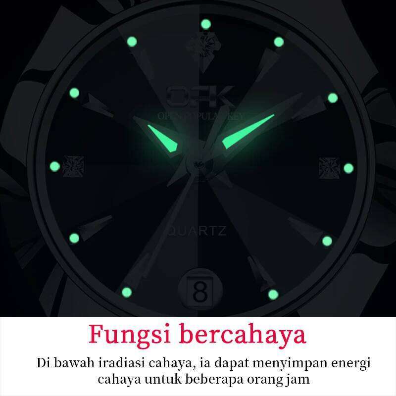 OPK 8105 Women's es Luxury Original Wrist for Girl Waterproof Luminous Ladies Fashionable Zircon Scale Date H260228