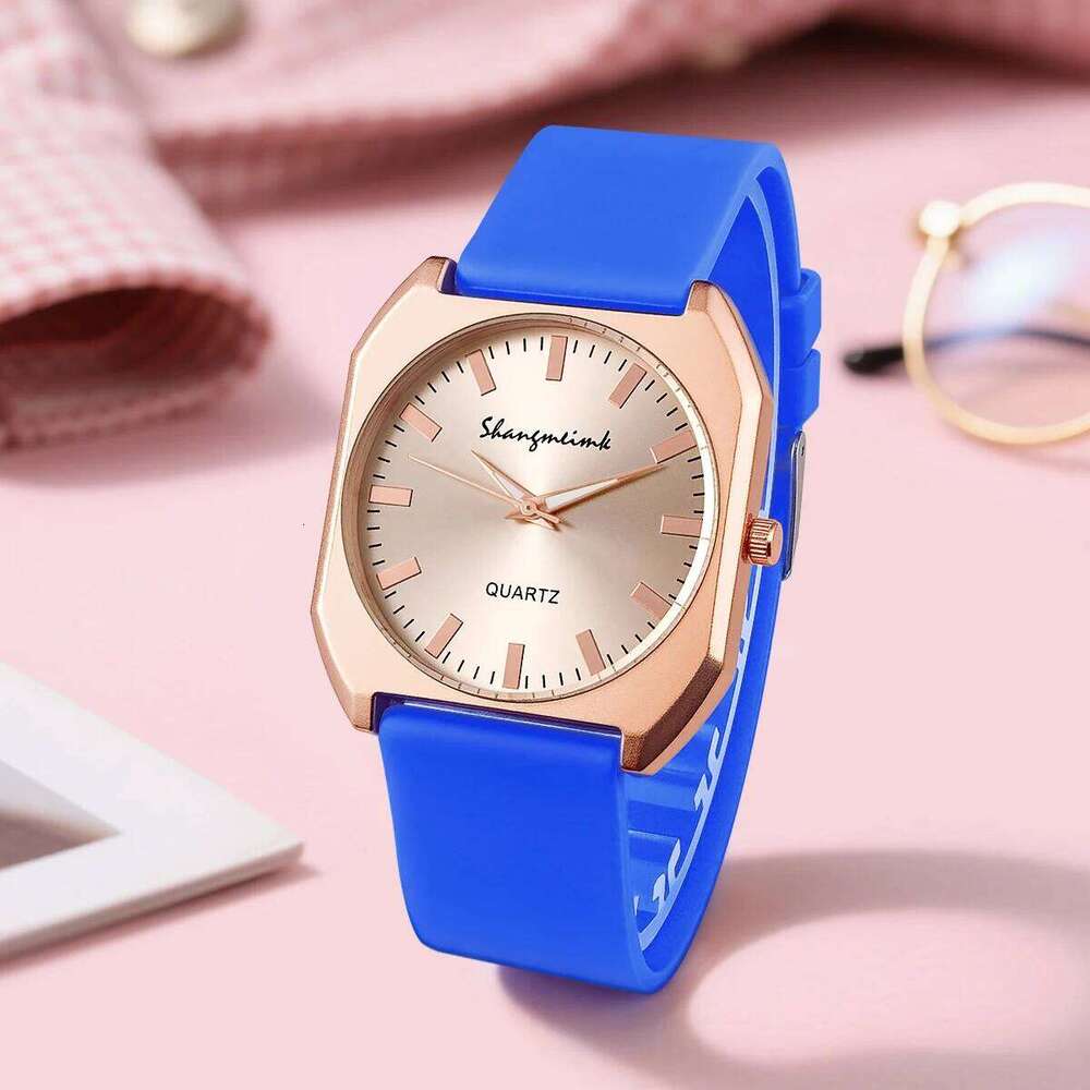 Colorful fashion casual silicone sport women men quartz es H260228