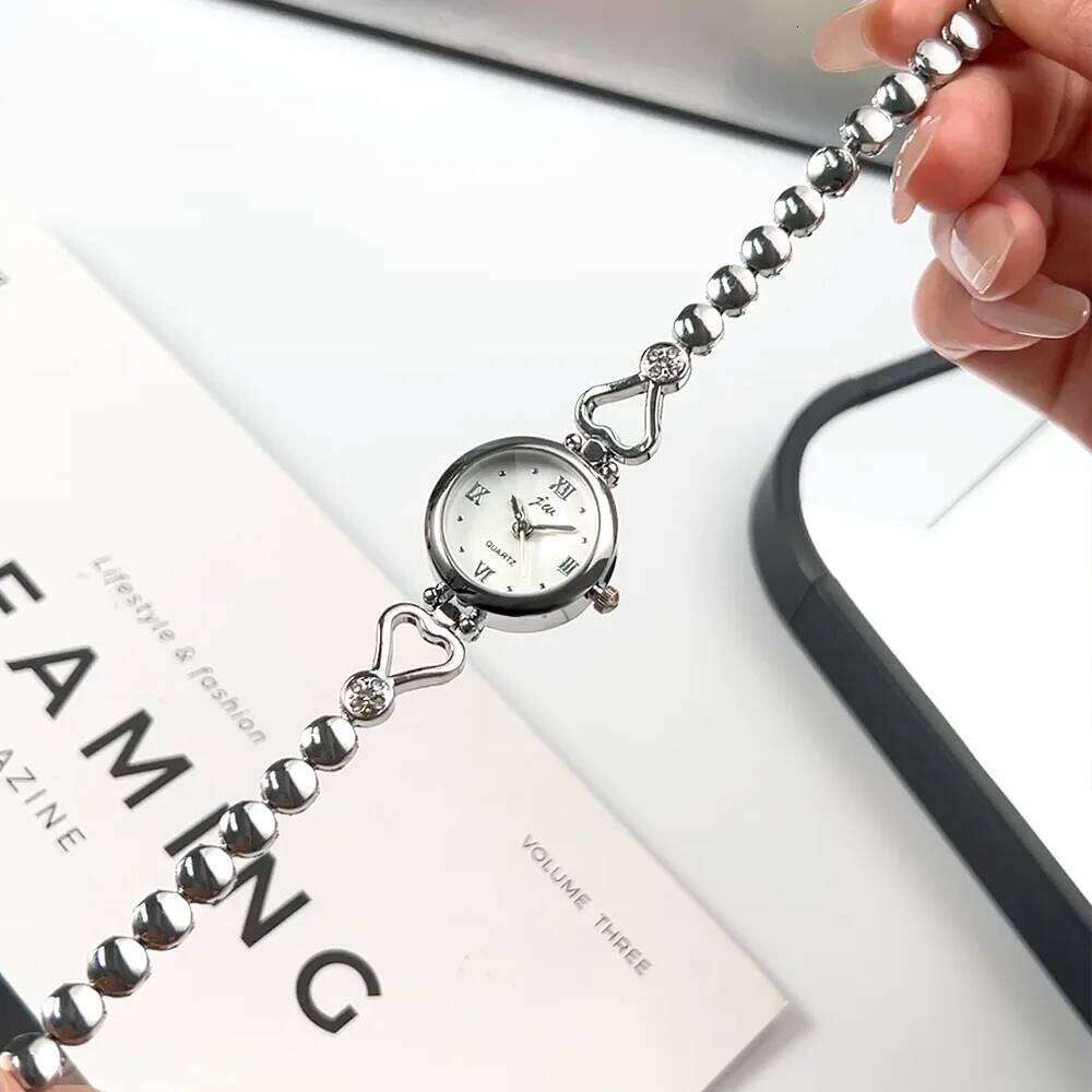 Women's Compact Exquisite Rose Love for Girls and Students Fashion quartz High Beauty H260228