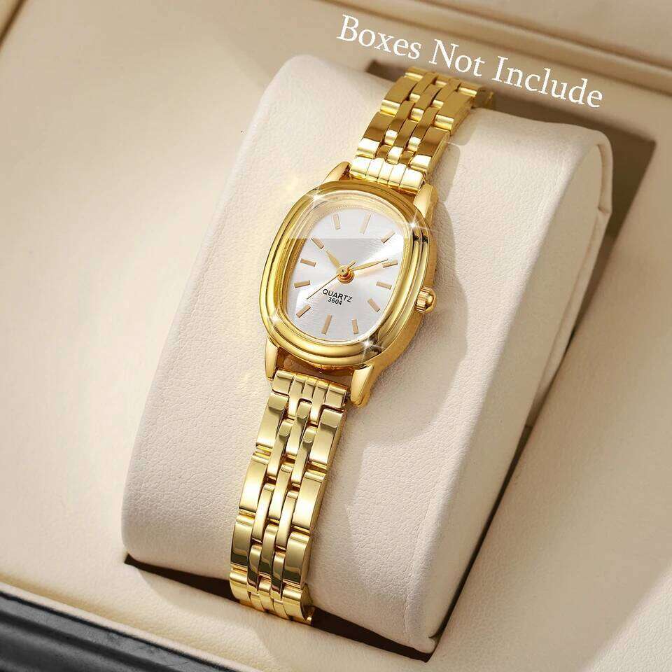 Elegant Oval Dial Women Wrist Fashion Ladies Quartz Reloj Mujer Girls Clock GiftWithout Box H260228