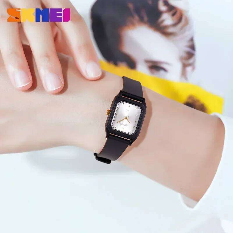 SKMEI 1651 Small Young Lady Clock reloj mujer Light Thin Girls es Fashion Creative Women Quartz Wristes H260228