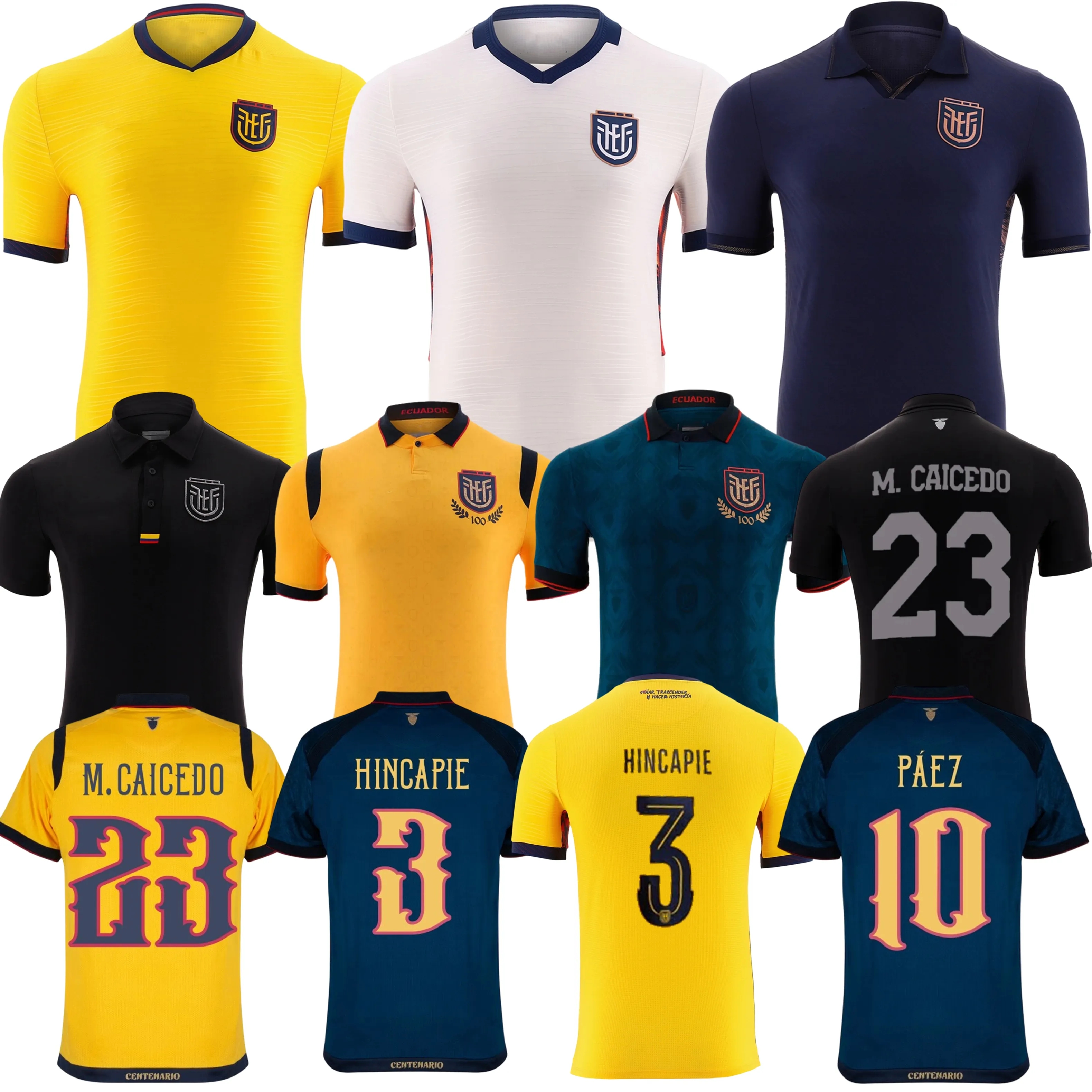 2025 2026 2027 Ecuador Soccer Jerseys national team PACHO ESTUPINAN HINCAPIE CAICEDO VITE VALENCIA ORDONEZ PLATA PAEZ CAMPANA football shirt