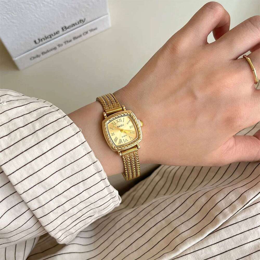 Vintage Exquisite Stainless Steel Strap Women Wrist Fashion Clock Gift Ladies Quartz es Relojes Para Mujer H260228