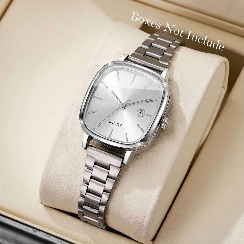 Elegant Square Dial Women Quartz Simple Ladies Calendar Wristes Reloj Mujer Girls Clock Gift Without Box H260228