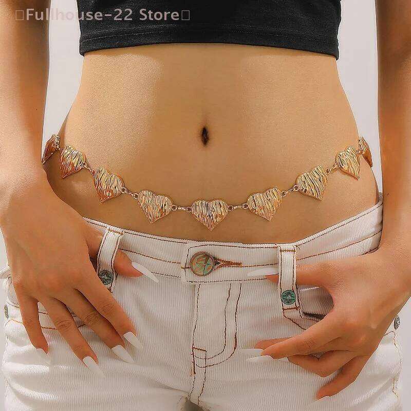 MAX-221Pc Stylish Versatile Style Women's Metal Waist Accessories Decorative Bikini Belly Chain Belt Body Jewelry H260228