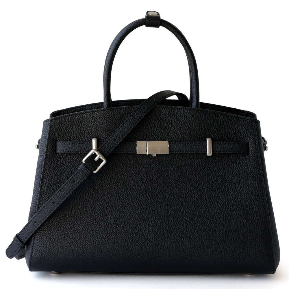 2026 New European and American Fashion Genuine Leather Platinum Tote Briefcase Handbag Shoulder Crossbody Bag for Women