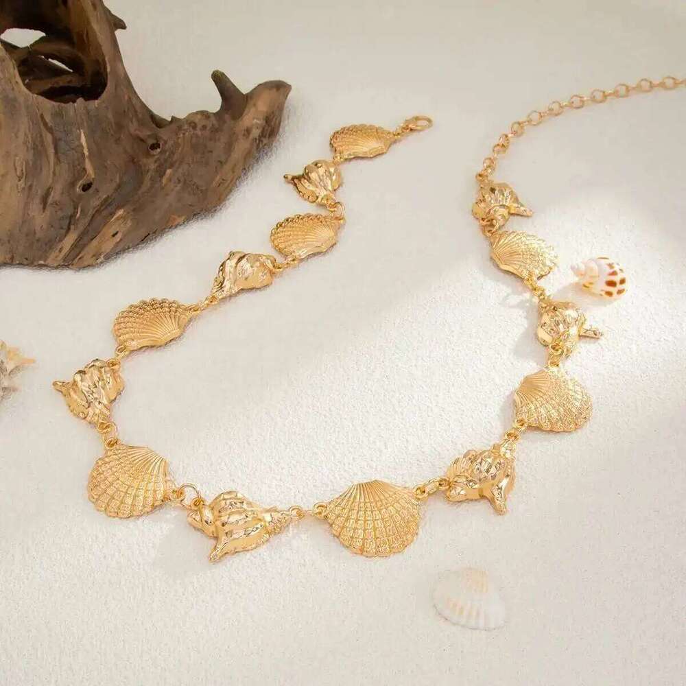 IngeSight.Z 4 Styles Vintage Scallop Conch Belt Waist Women Sexy Exquisite Summer Beach Body Chain Y2K Jewelry Accessories H260228