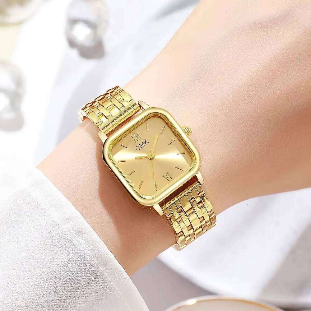 Fashion Women es Casual Square Dial Quartz Wristes Reloj Mujer Girls Clock GiftWithout Box H260228
