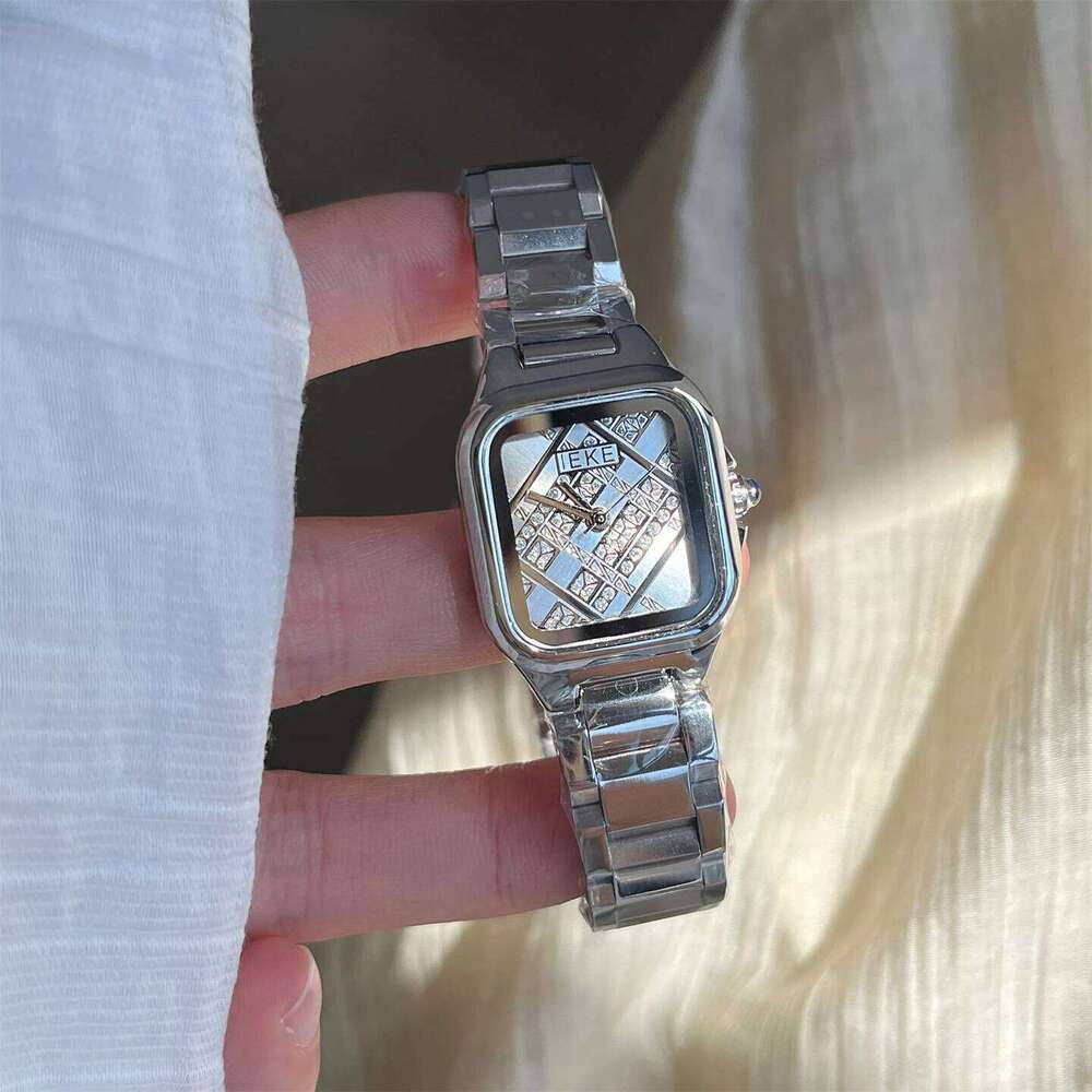 New French Design Small Square For Women, High-Value, Simple And Elegant, Retro Quartz , Unique Wrist. H260228