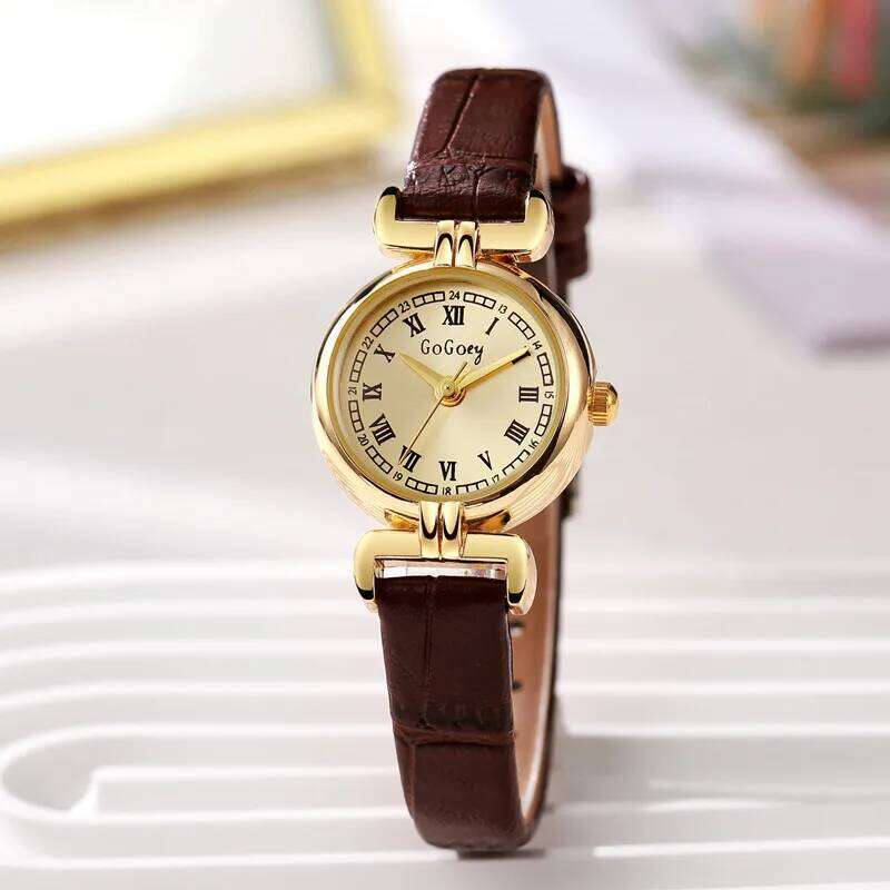 Ladies , fashionable small retro belt high value quartz H260228