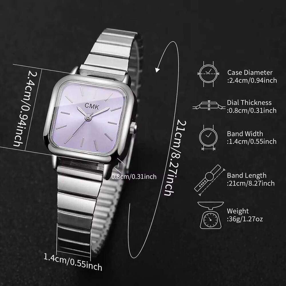 Fashion Ultra-thin Strap Women es Ladies Square Quartz Wrist Clock Reloj MujerWithout Box H260228