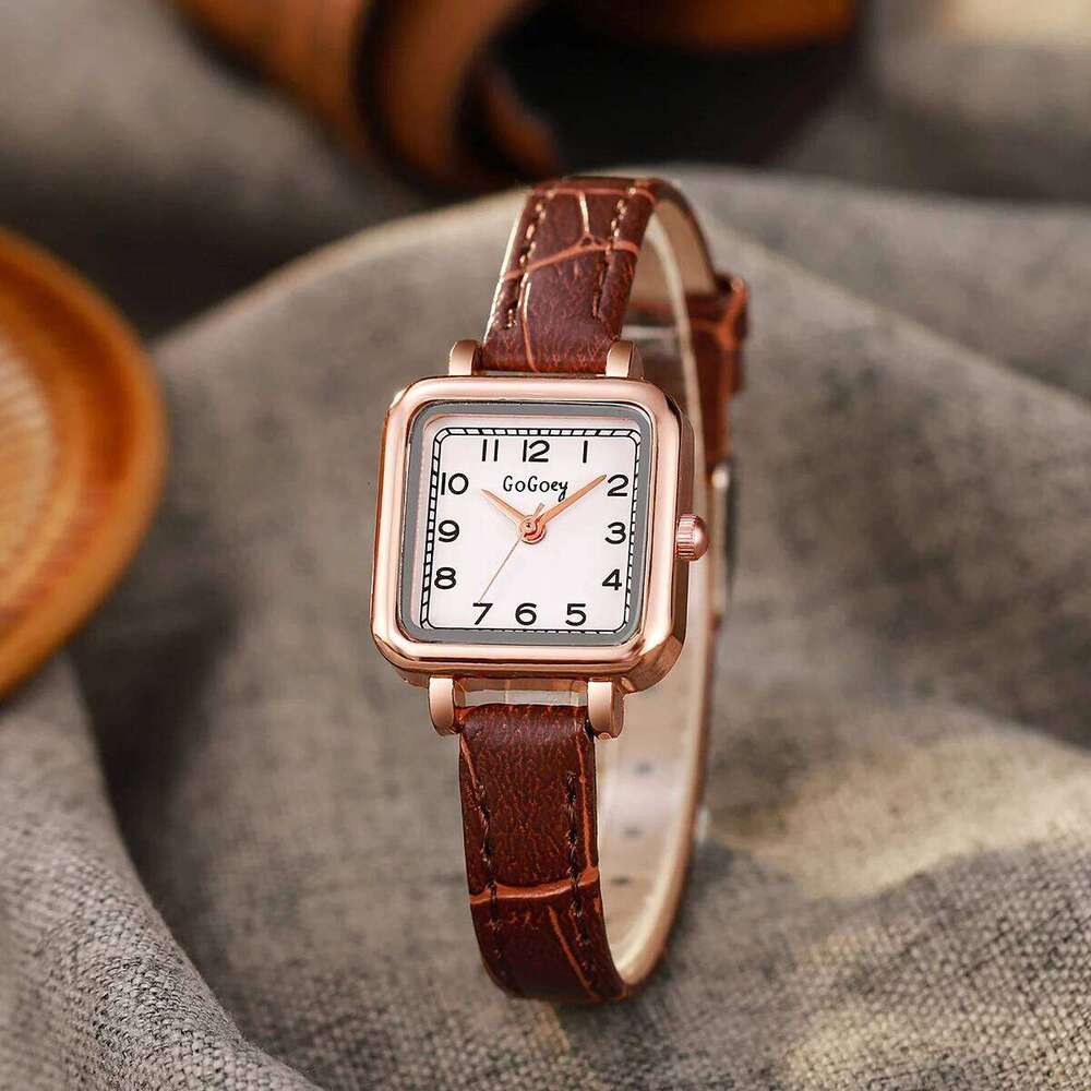 Simple Arabic Square Small Dial Quartz Belt H260228