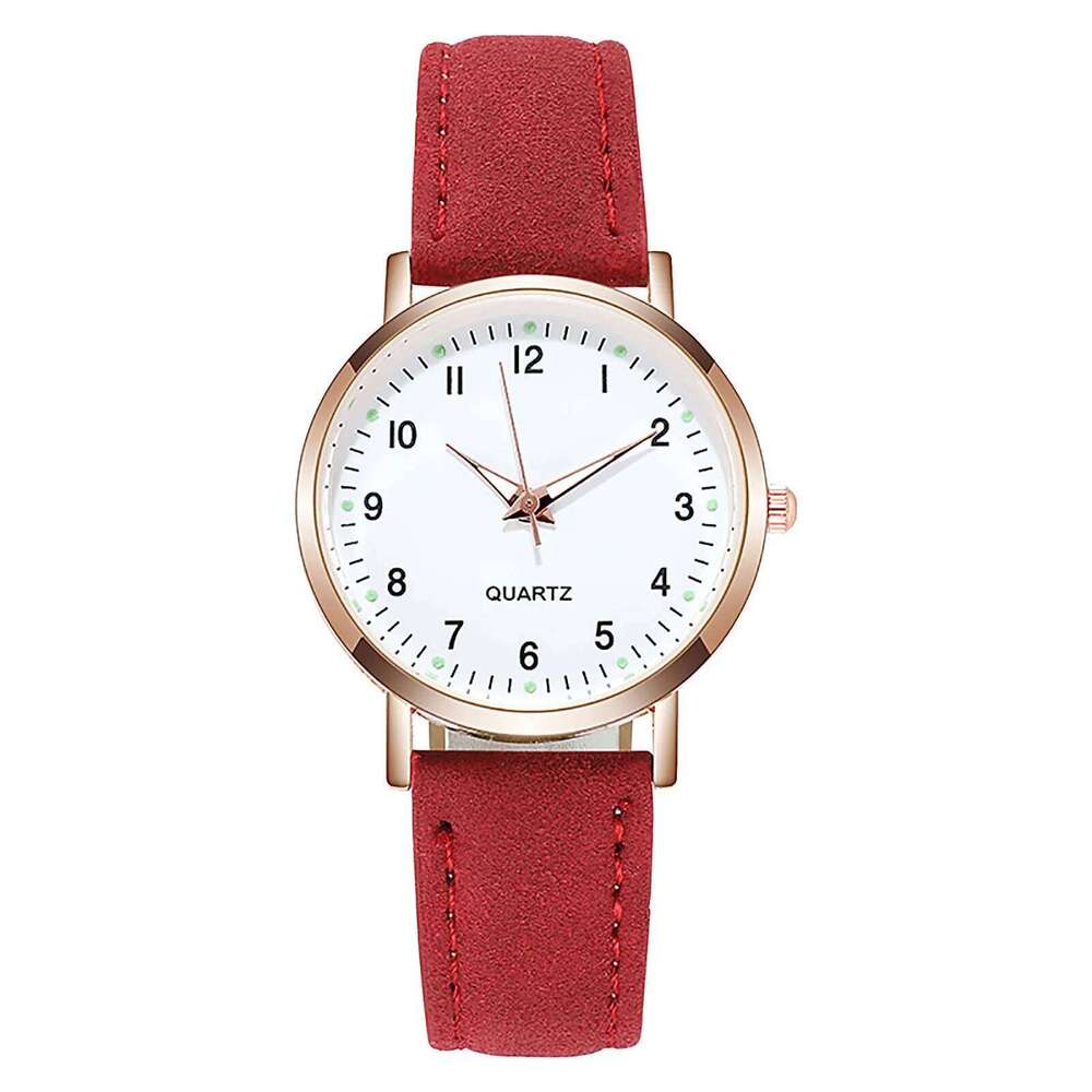 Reloj Mujer Fashion For Women Leather Belt es Ladies Analog Quartz Luminous Wrist Clock Relogio Feminino H260228