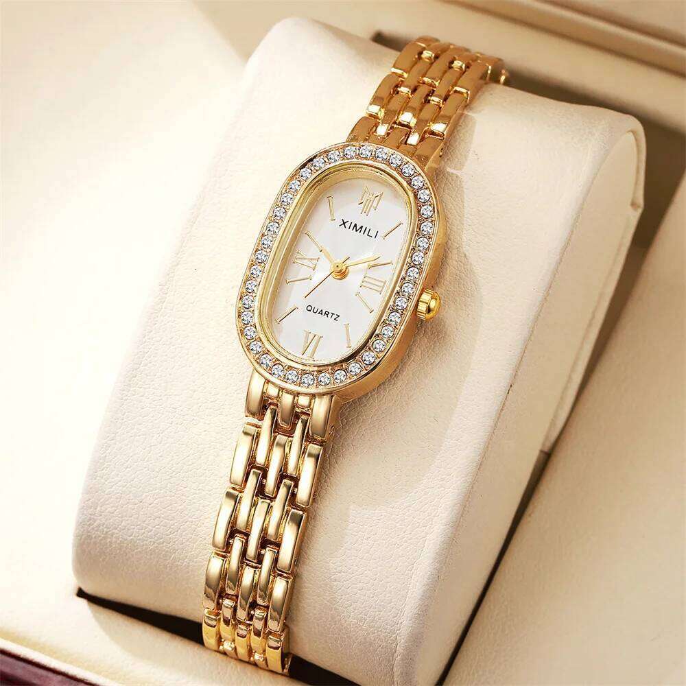 Fashion Roma Oval Dial Womens Quartz Casual Strap Ladies esWithout Box H260228